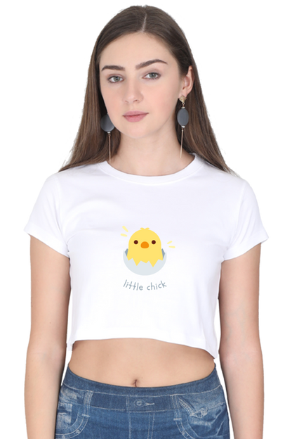 Cute Little Chick Crop Top