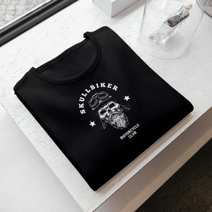 Biker SKULLBIKER Casual Graphic Printed T-Shirt